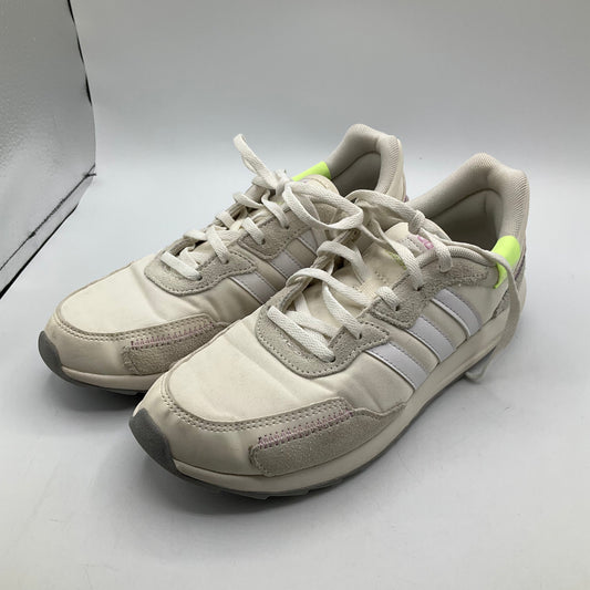 Shoes Athletic By Adidas In Cream, Size: 7