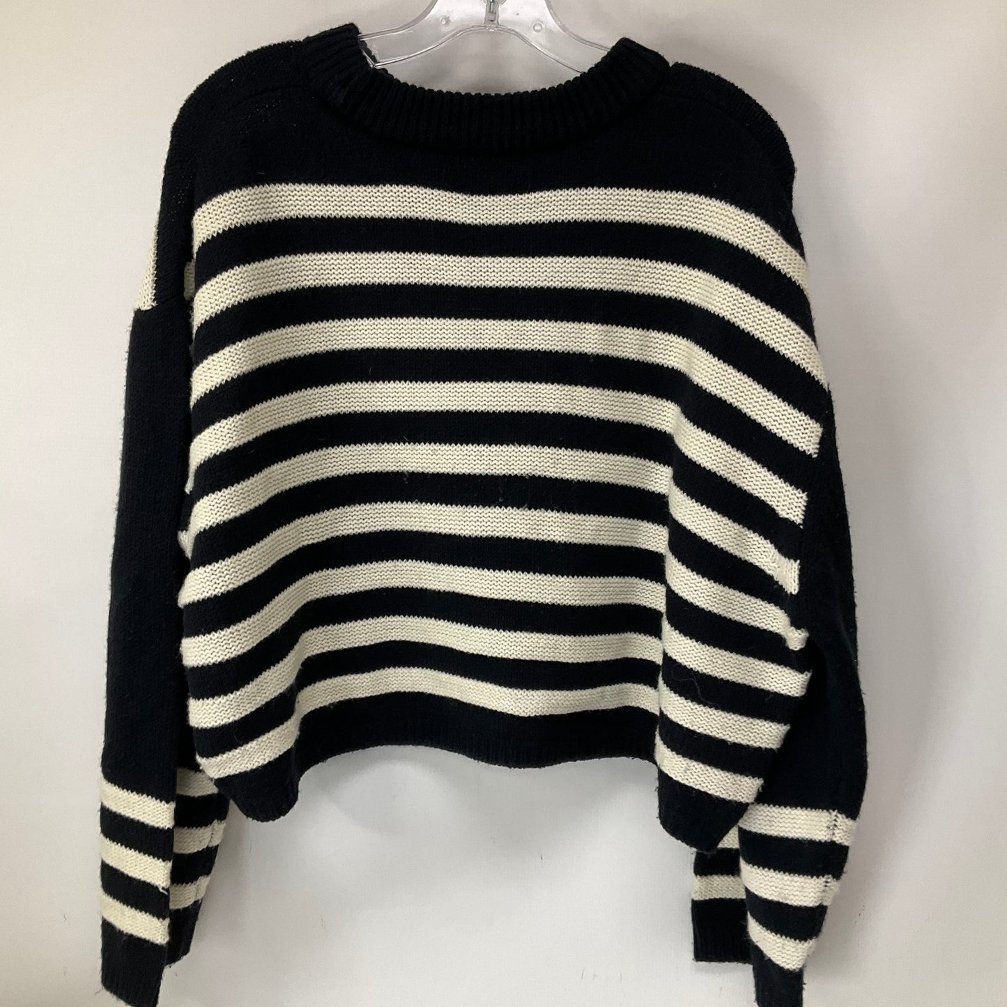 Sweater By Topshop In Striped Pattern, Size: M