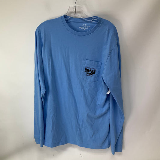 Top Long Sleeve By Vineyard Vines In Blue, Size: M