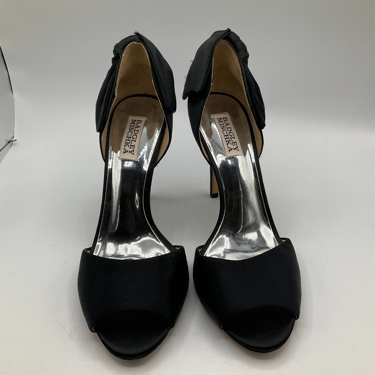Black Shoes Heels Stiletto Badgley Mischka, Size 6