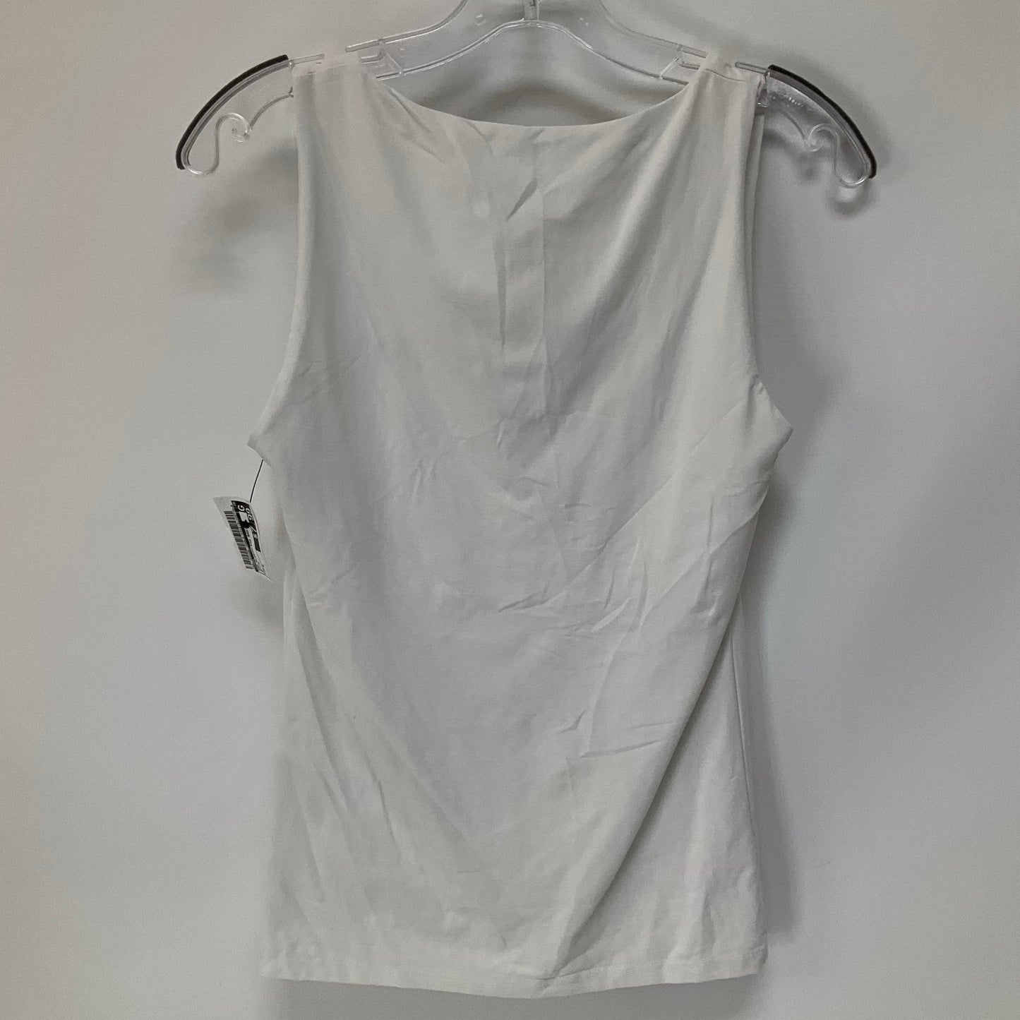 White Top Sleeveless Basic Zara, Size M