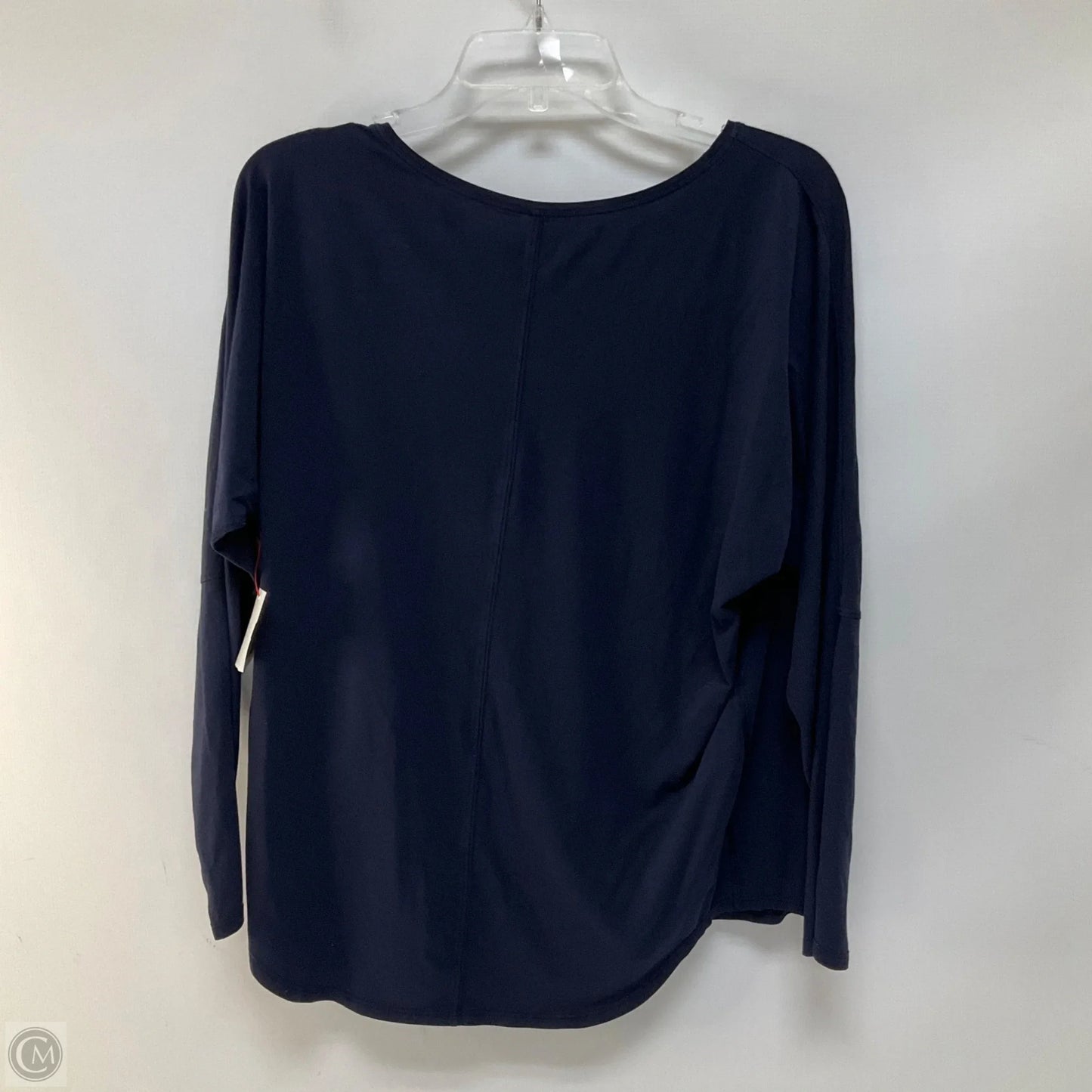 Athletic Top Long Sleeve Crewneck By Lululemon In Navy, Size: 4