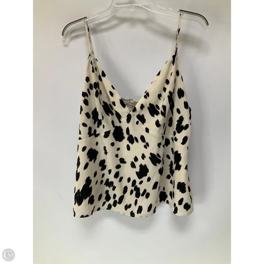 Top Sleeveless By Abercrombie And Fitch In Animal Print, Size: Xl