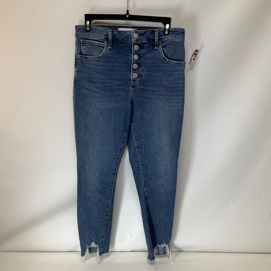 Jeans Skinny By Abercrombie And Fitch In Blue Denim, Size: 6