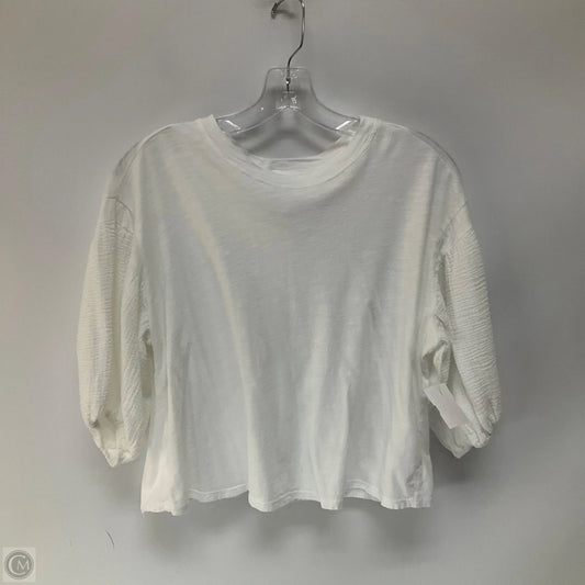 Top 3/4 Sleeve By Velvet In White, Size: M
