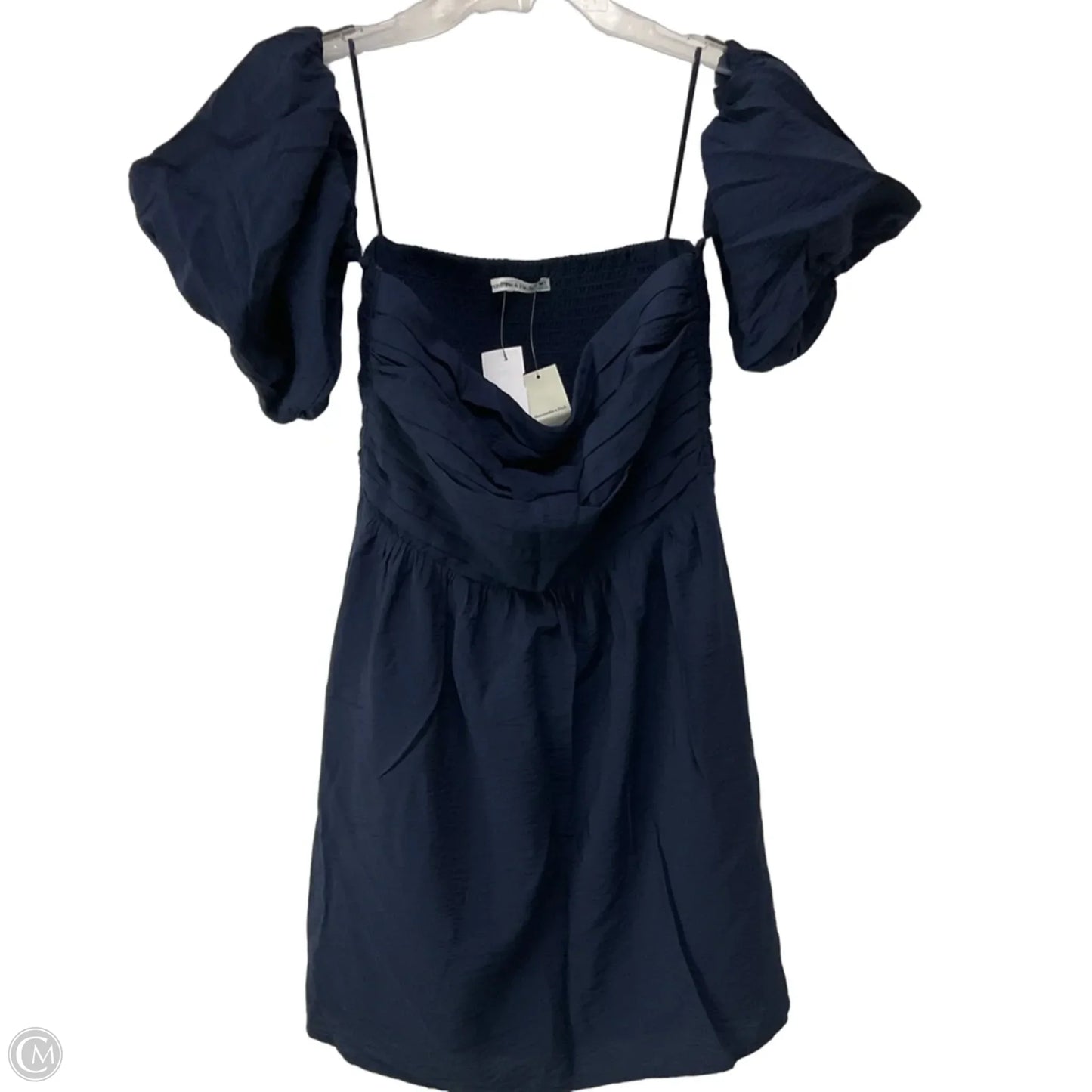 Dress Casual Short By Abercrombie And Fitch In Blue, Size: M