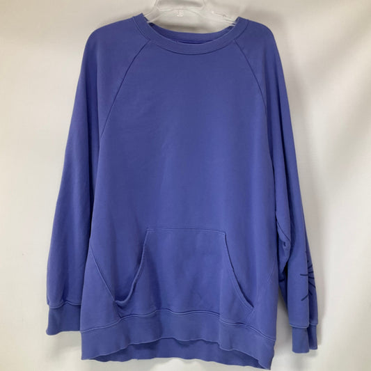 Sweatshirt Crewneck By Aerie In Purple, Size: M