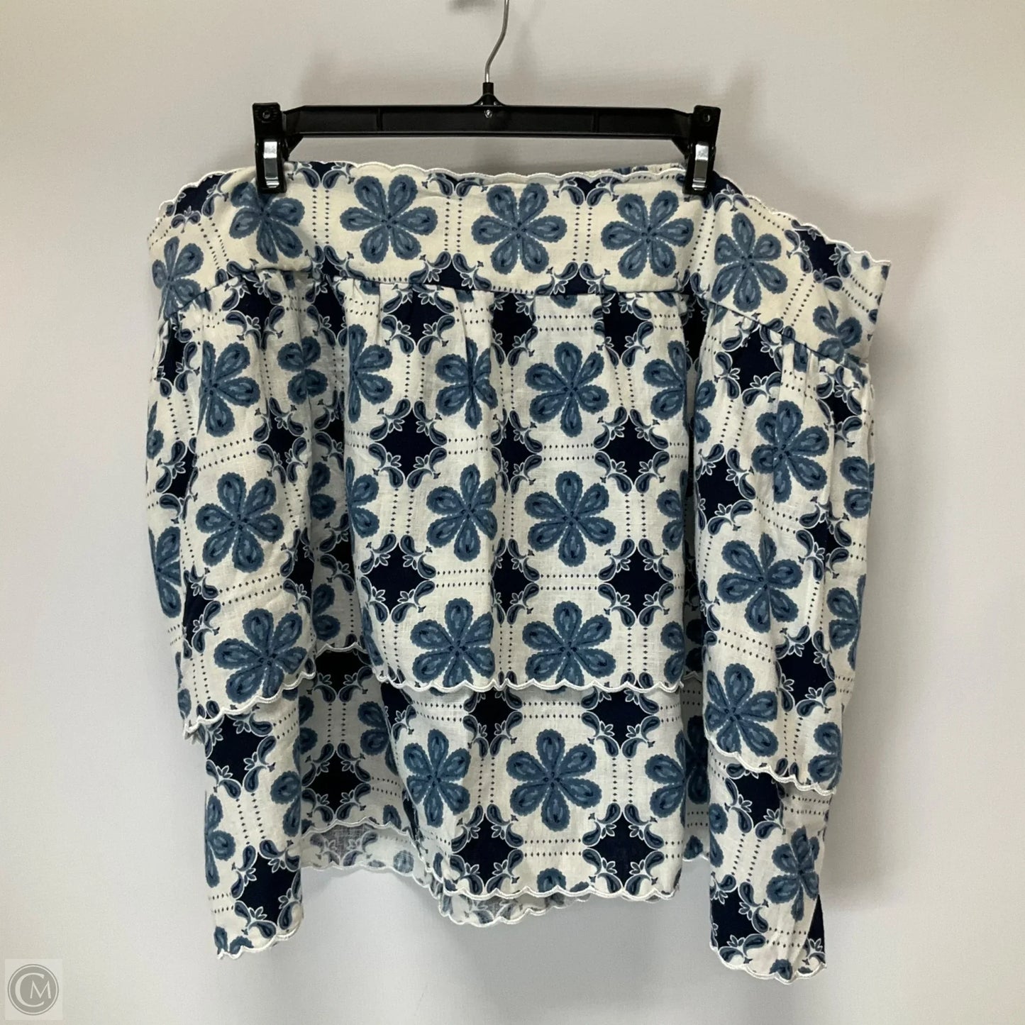 Skirt Set 2pc By Target-designer In Blue & White, Size: 2x