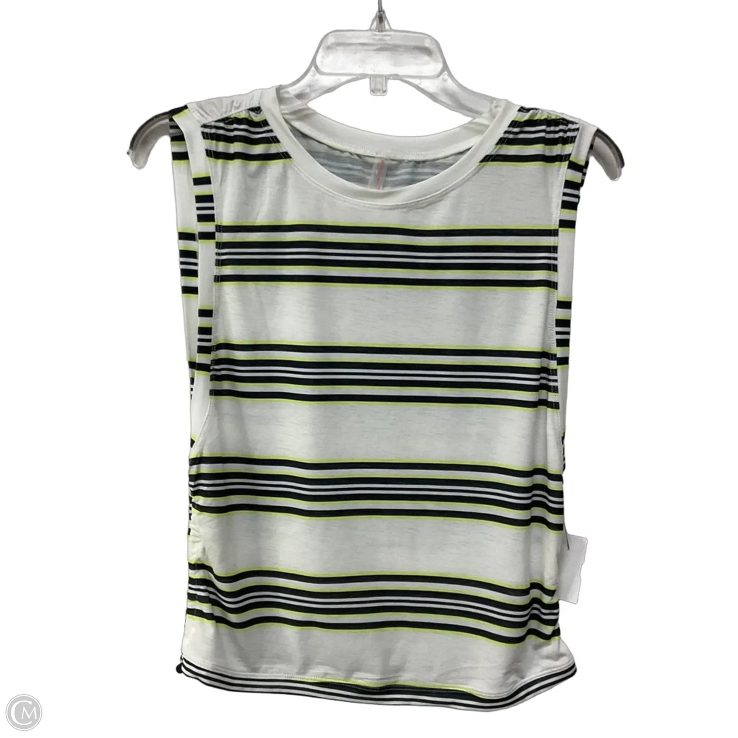Athletic Tank Top By Free People In Striped Pattern, Size: M