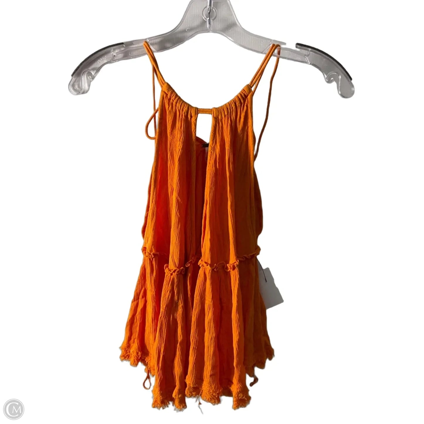 Top Sleeveless By Free People In Orange, Size: S