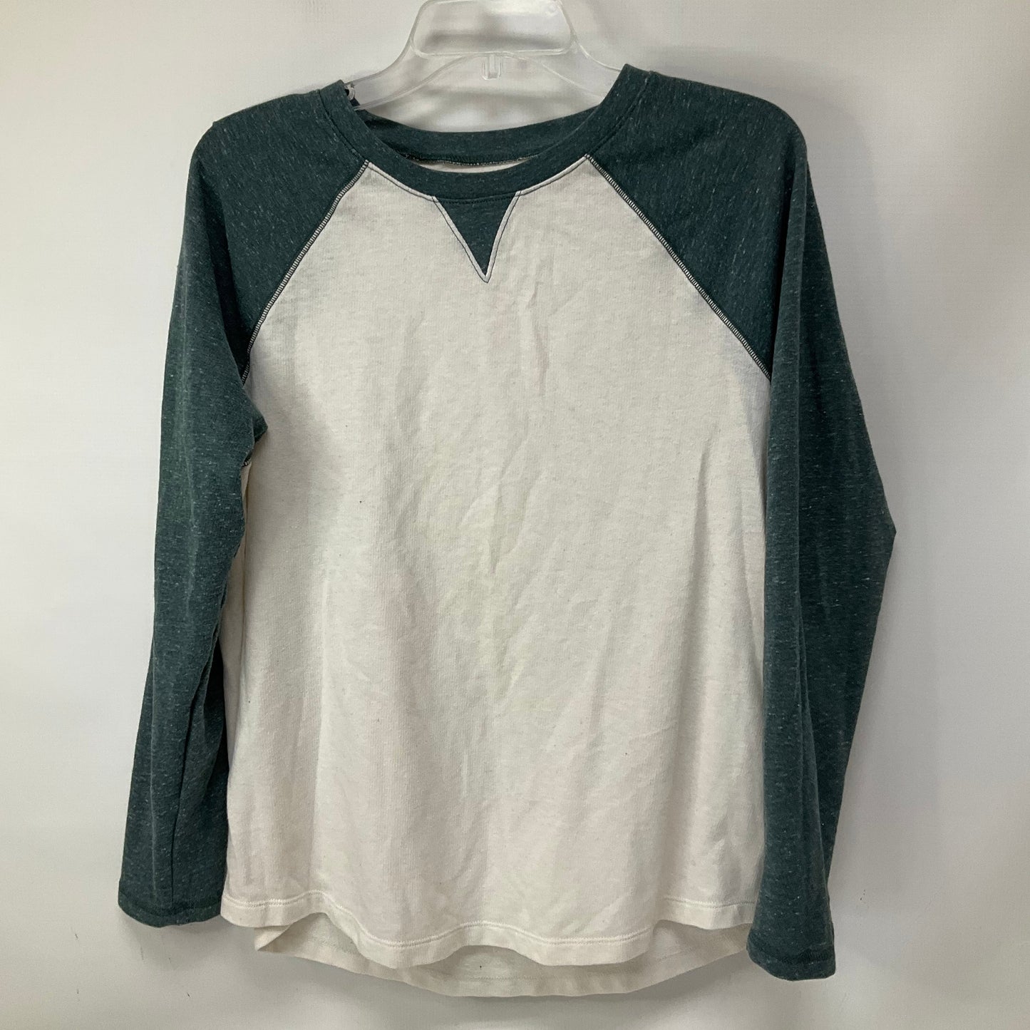 Top Long Sleeve By Madewell In White, Size: M