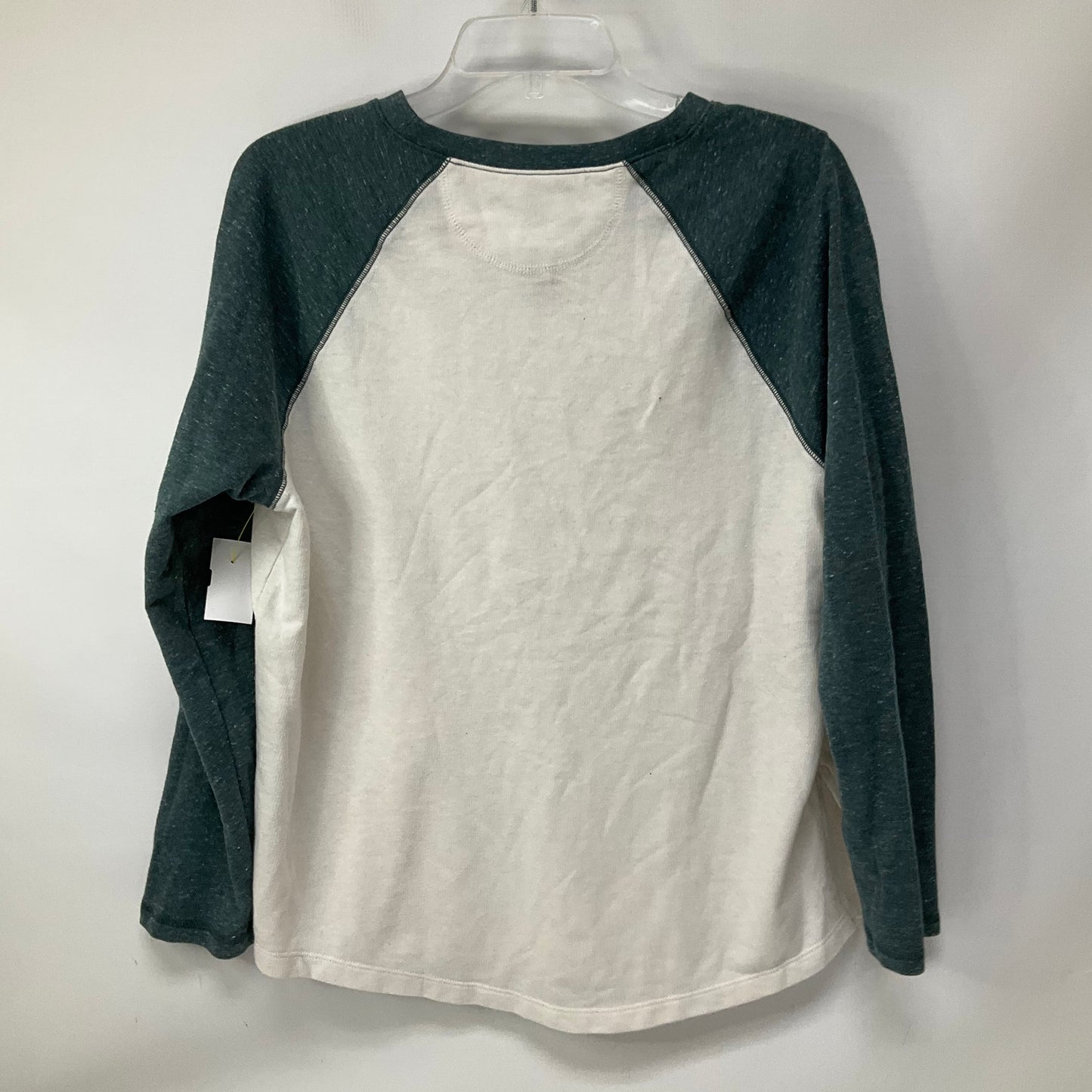 Top Long Sleeve By Madewell In White, Size: M