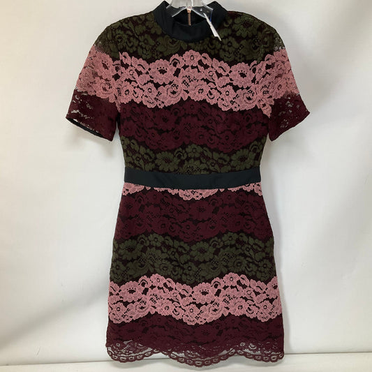 Dress Casual Midi By Ted Baker In Pink, Size: 2