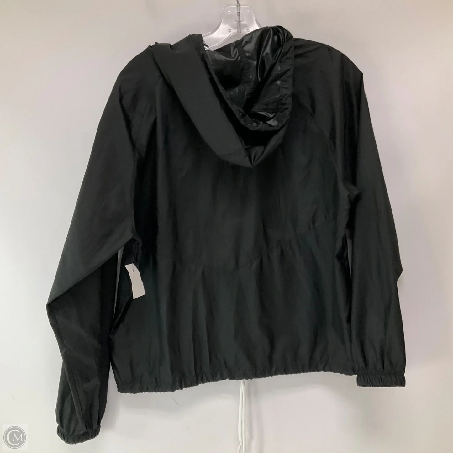Jacket Windbreaker By Columbia In Black, Size: M