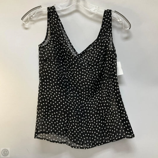Top Sleeveless Designer By Escada In Polkadot Pattern, Size: S