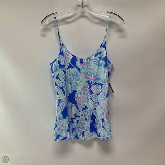 Top Sleeveless Designer By Lilly Pulitzer In Blue, Size: S