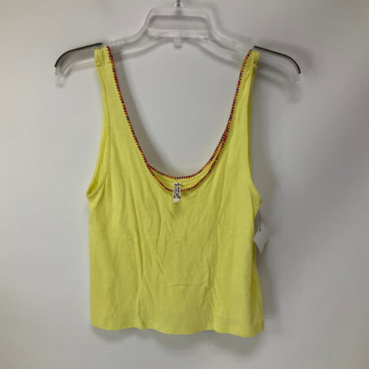 Yellow Tank Top Free People, Size S