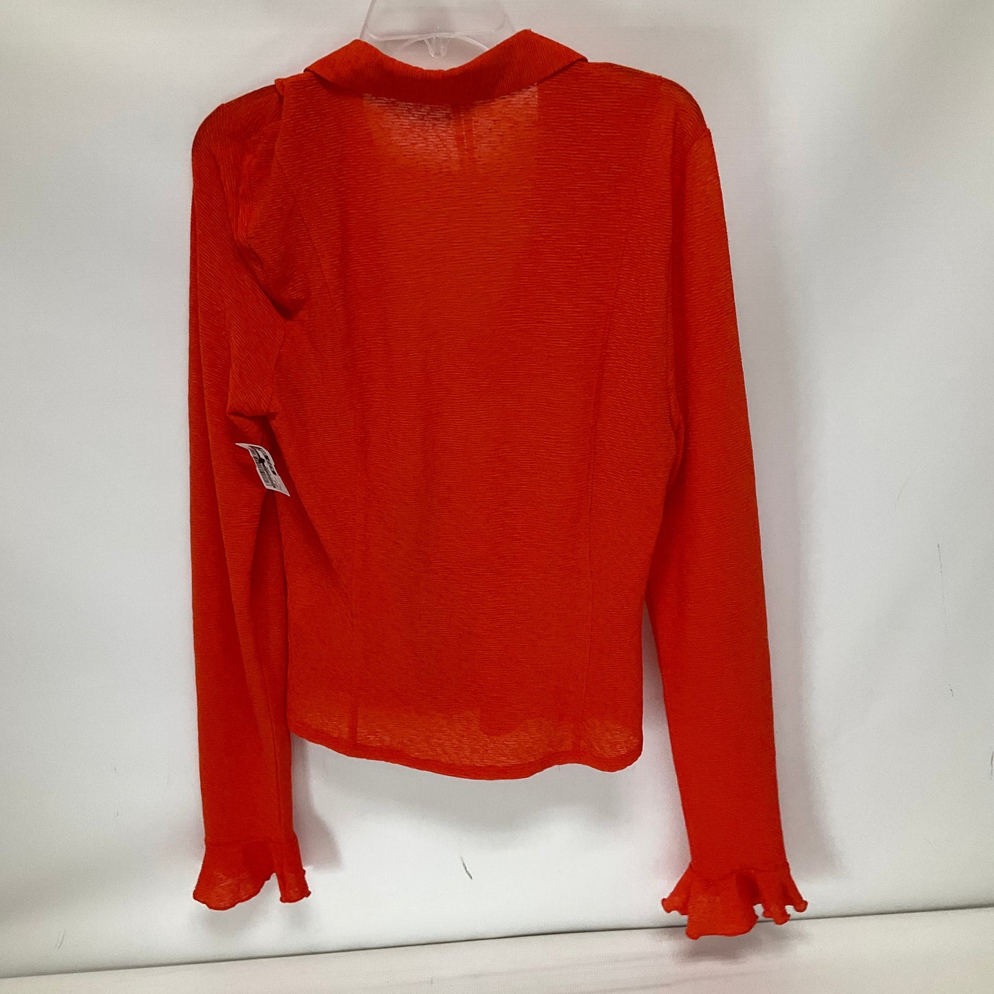 Orange Top 3/4 Sleeve Anthropologie, Size L