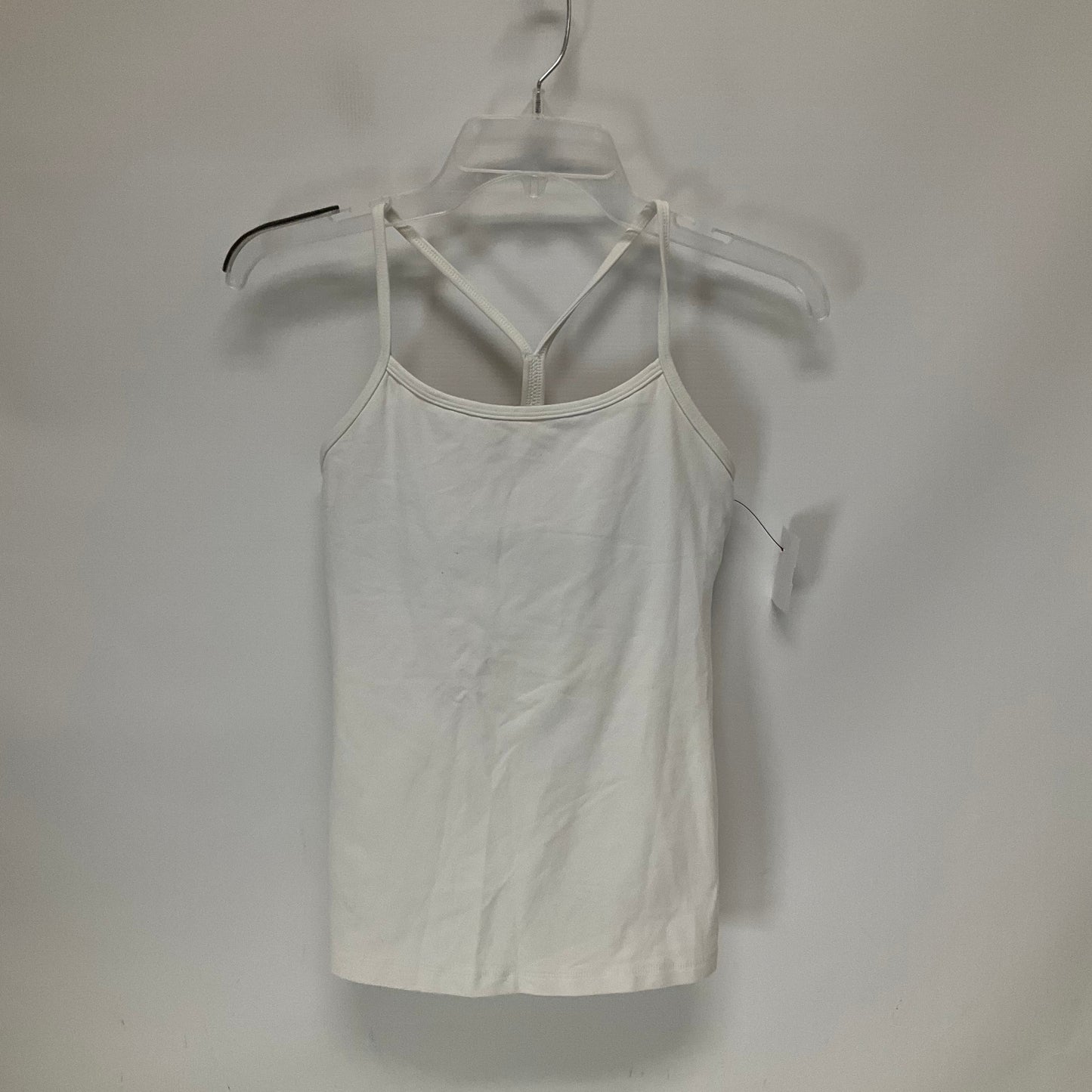 White Athletic Tank Top Lululemon, Size 6