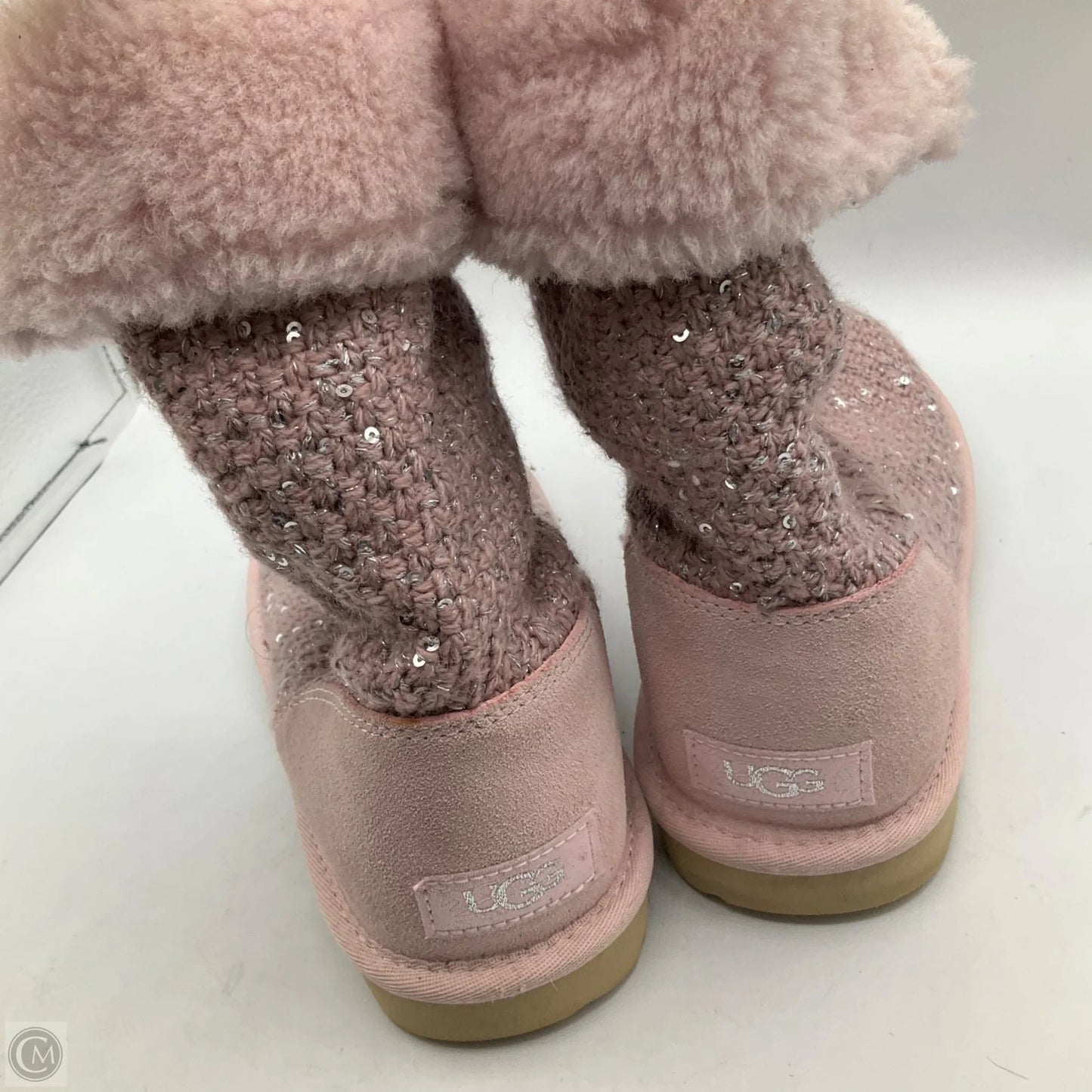 Boots Designer By Ugg In Pink, Size: 6