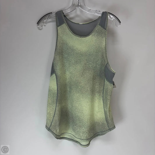 Athletic Tank Top By Lululemon In Green, Size: 8