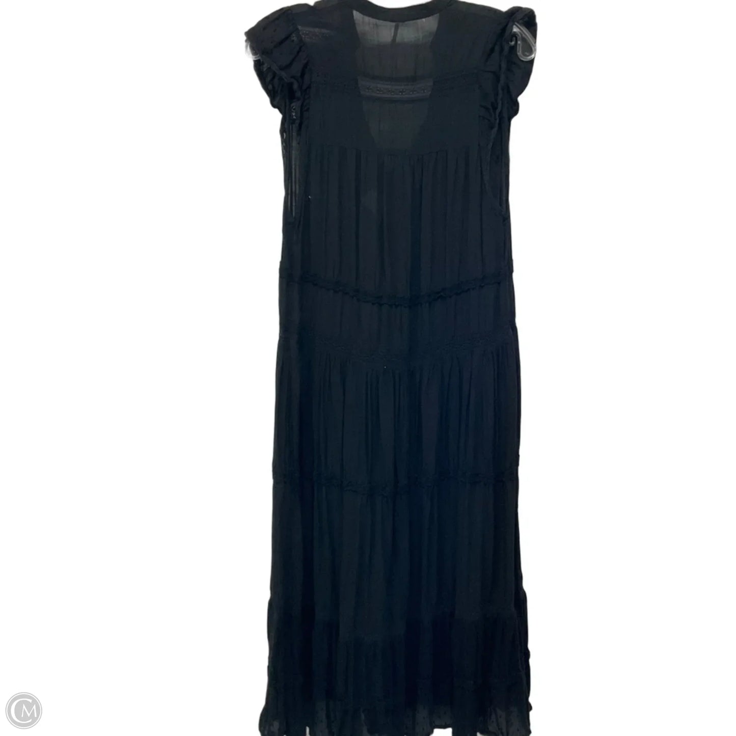 Dress Casual Maxi By Free People In Black, Size: Xs