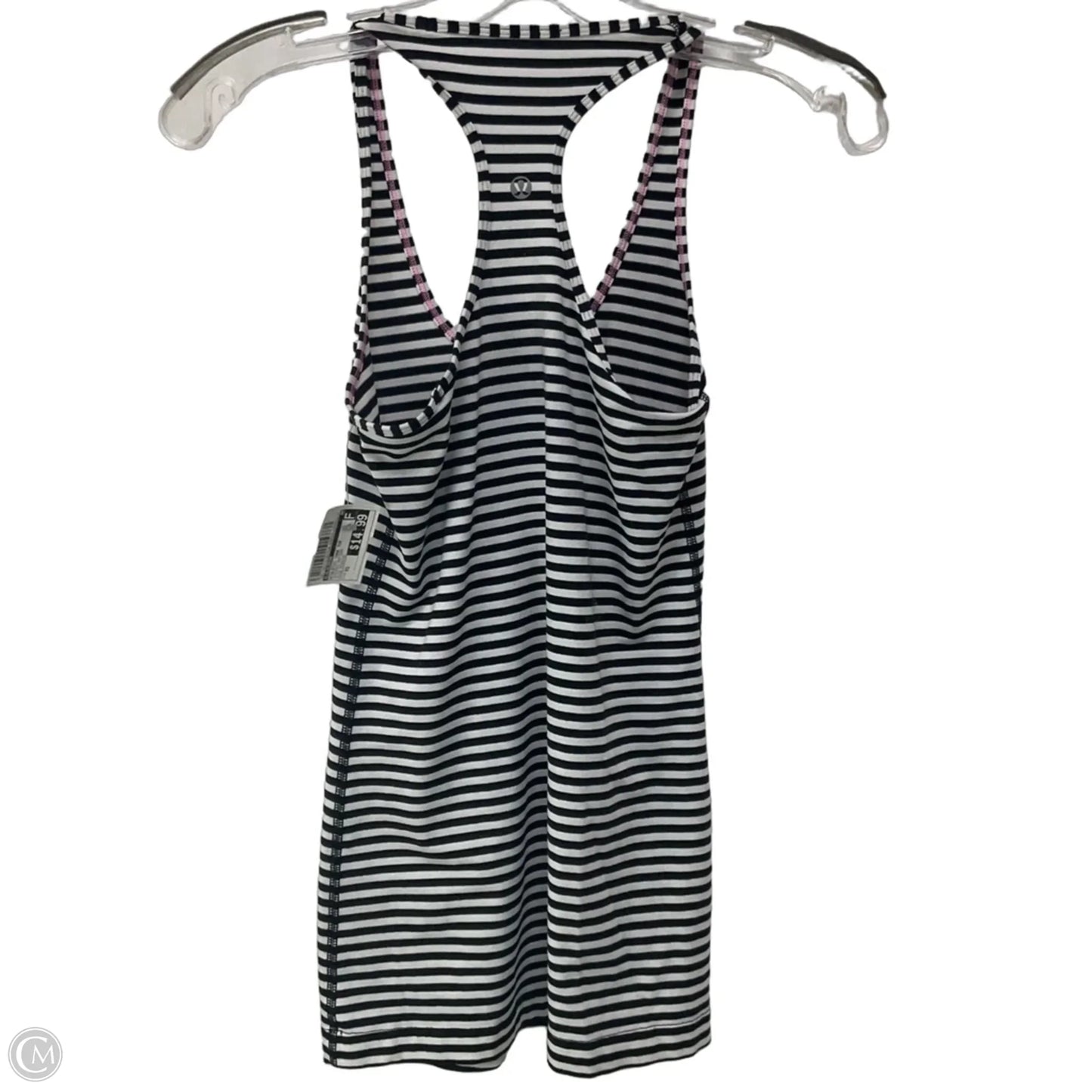 Athletic Tank Top By Lululemon In Striped Pattern, Size: Xs