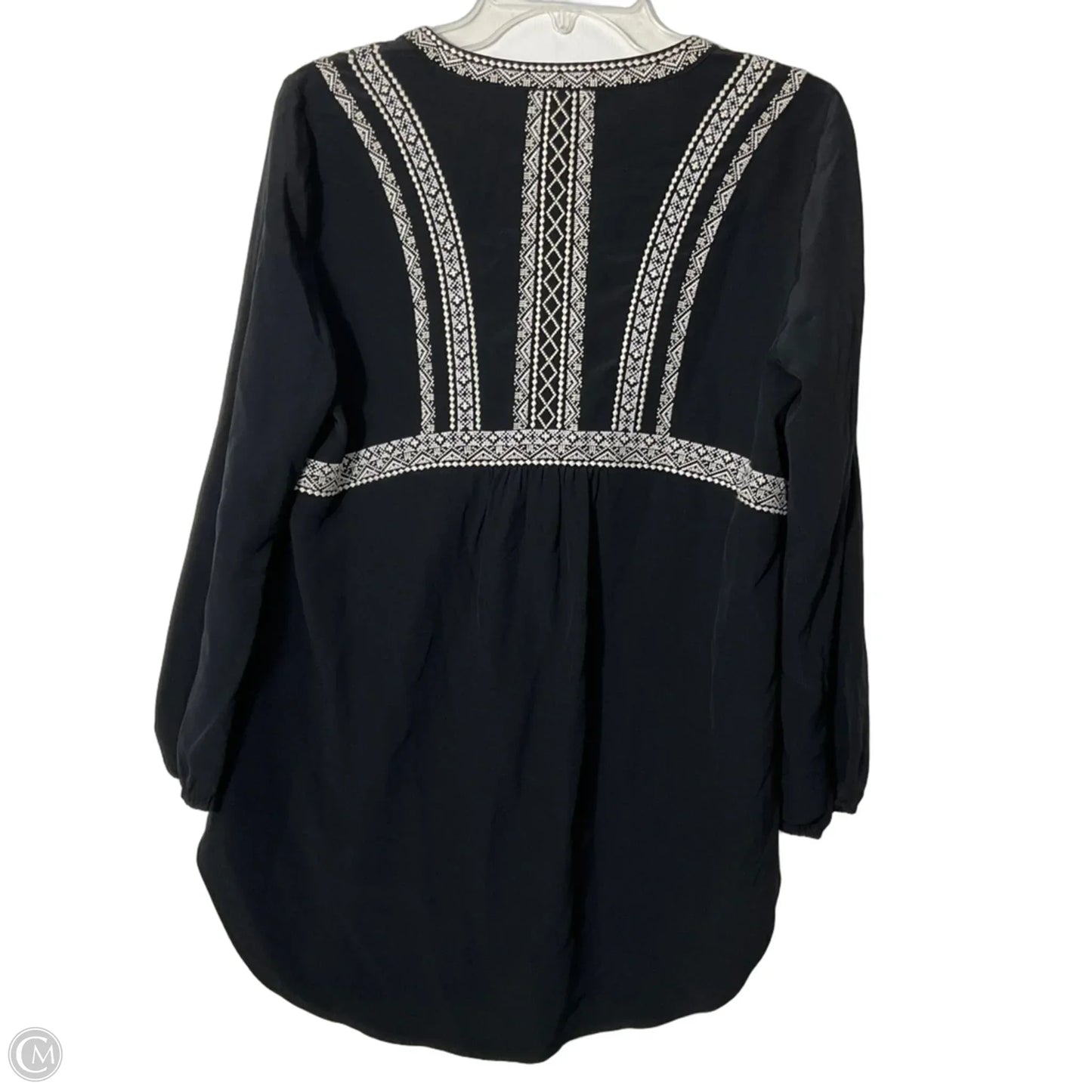 Top Long Sleeve By Veronica Beard In Black, Size: M