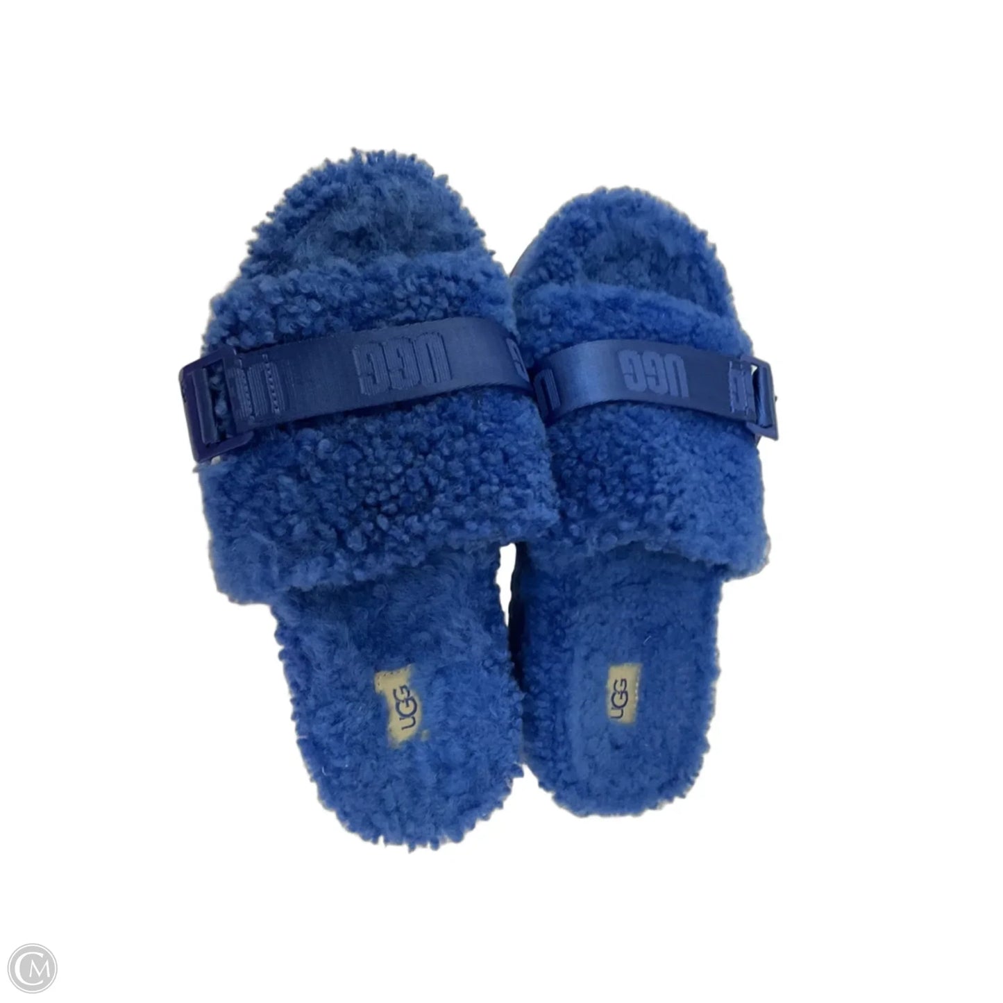 Sandals Designer By Ugg In Blue, Size: 9