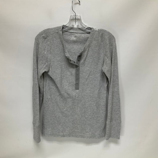 Grey Top Long Sleeve Aerie, Size M