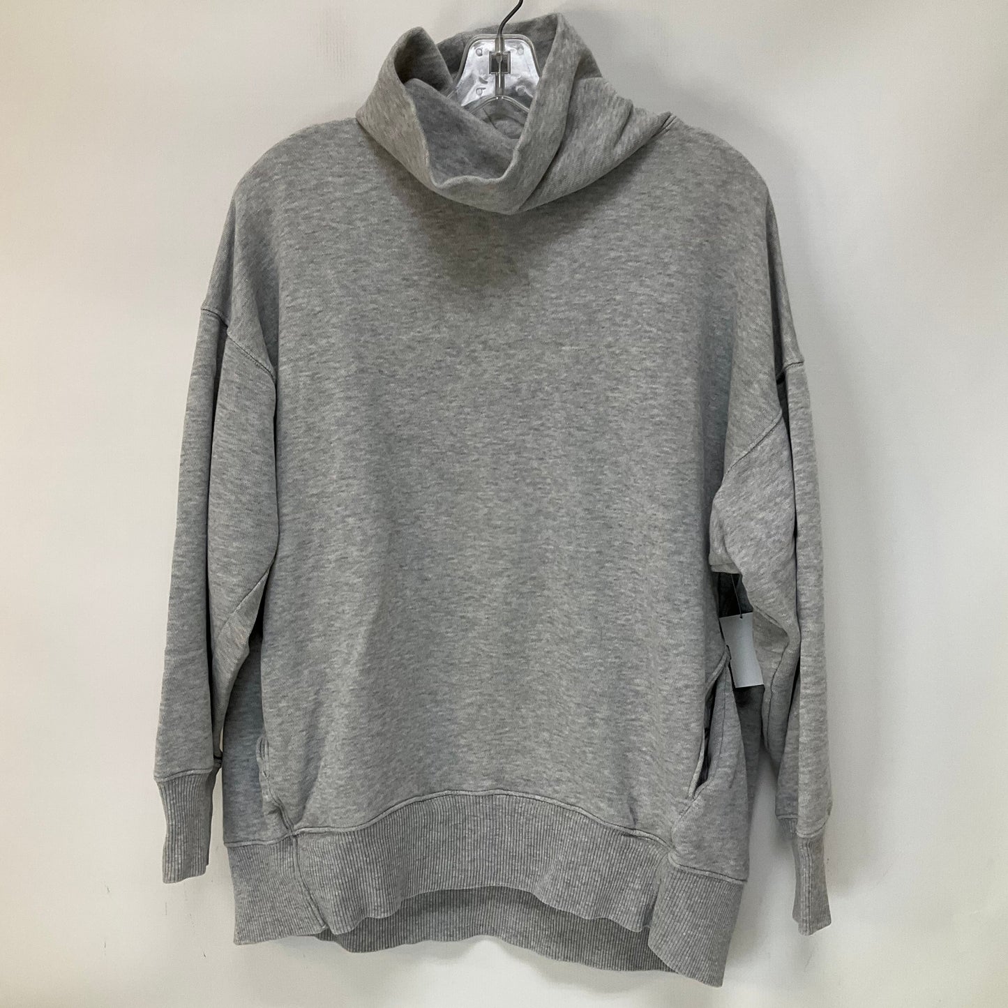 Grey Top Long Sleeve Basic Aerie, Size M