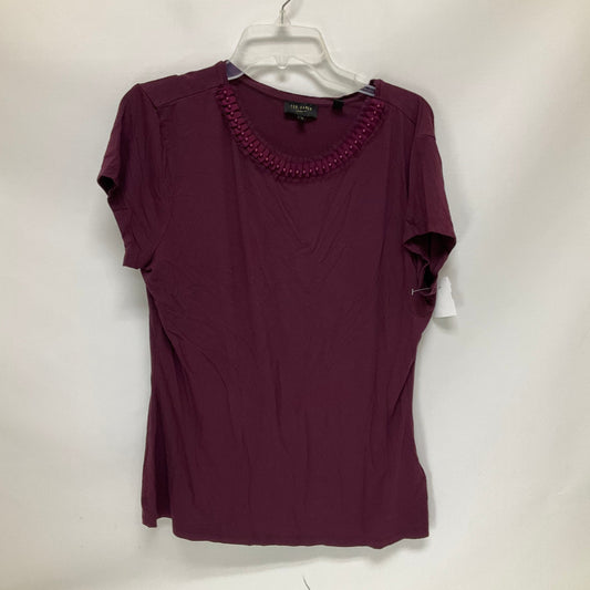 Purple Top Short Sleeve Ted Baker, Size Xl