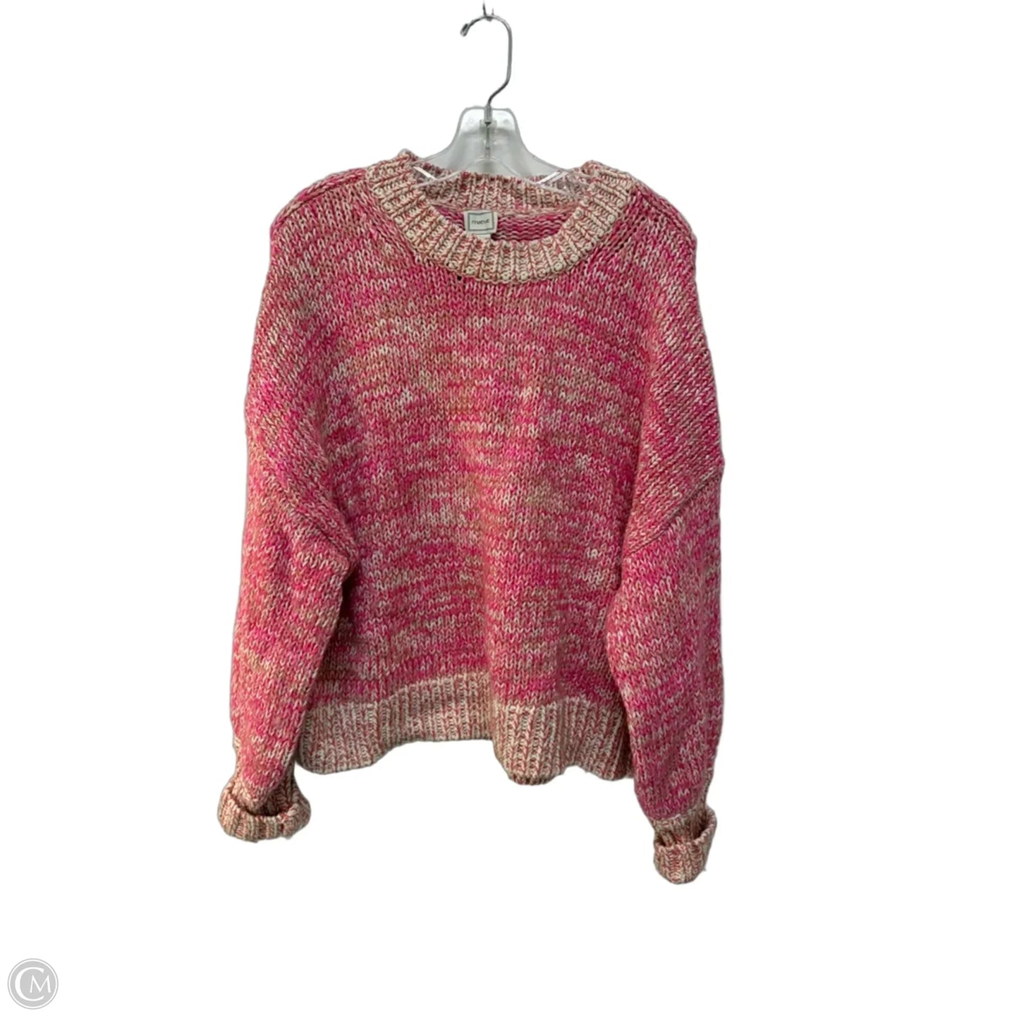 Sweater By Maeve In Pink, Size: L