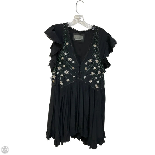 Dress Casual Short By Anthropologie In Black, Size: L
