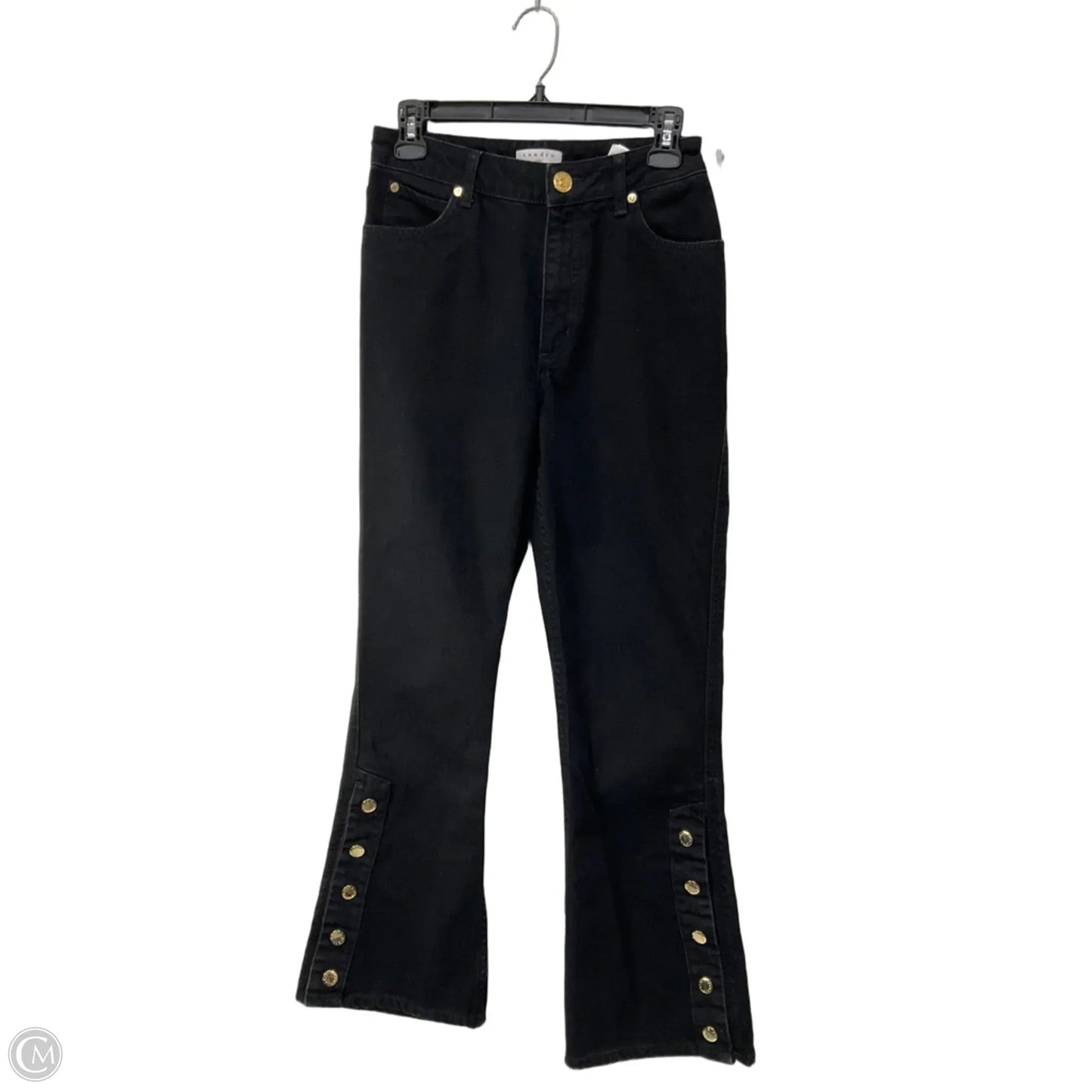 Jeans Designer By Sandro In Black, Size: 0