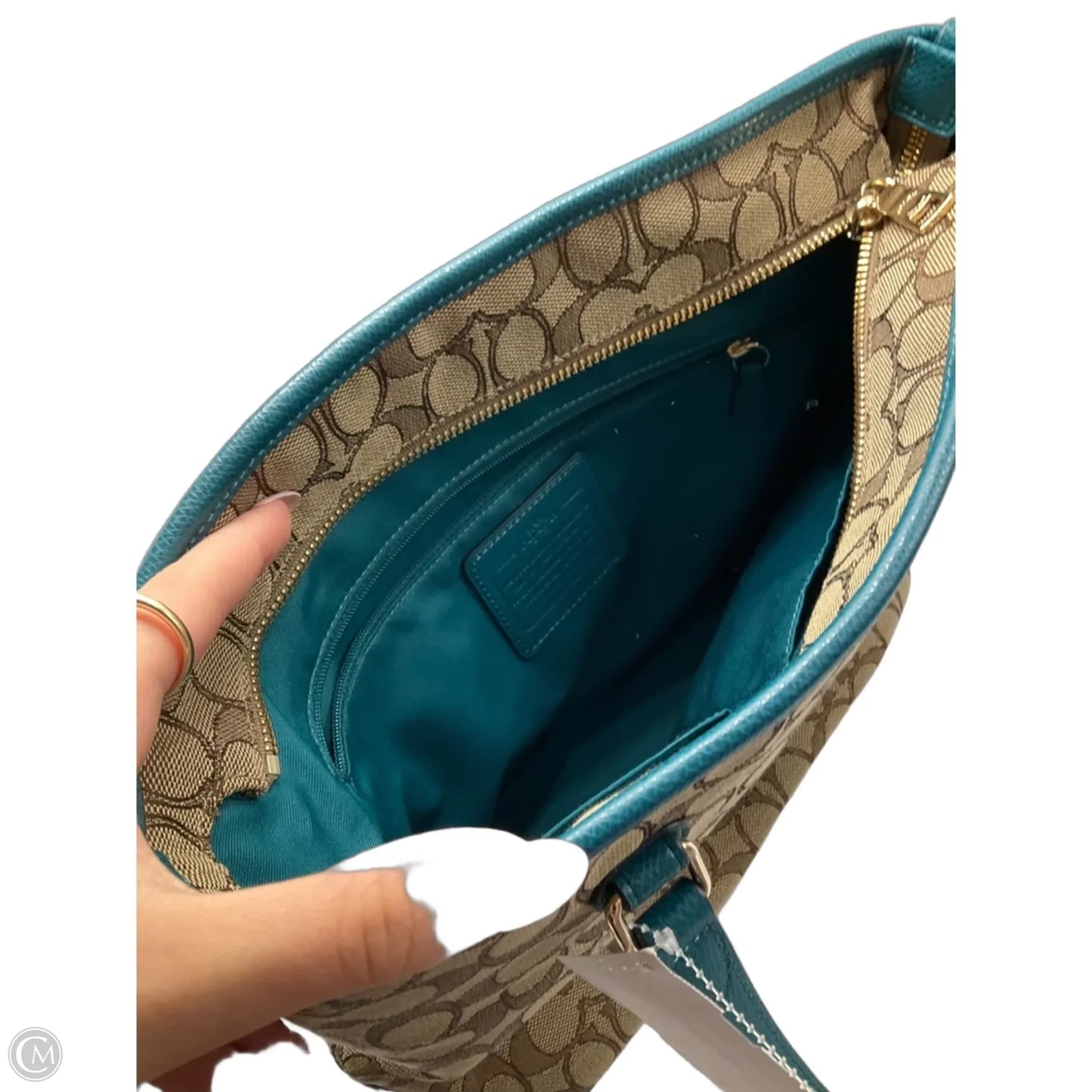Handbag Designer By Coach, Size: Medium