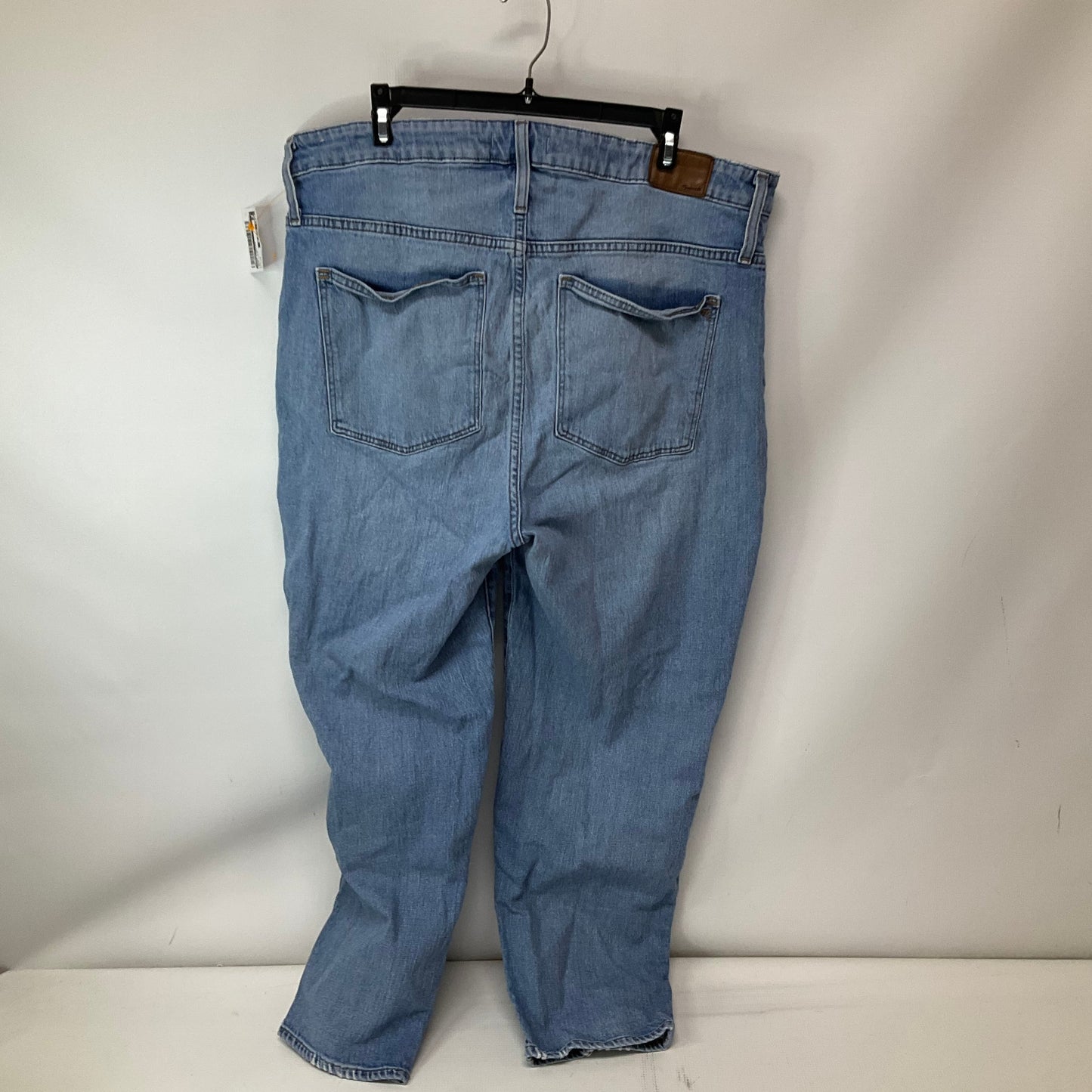 Jeans Straight By Madewell In Blue Denim, Size: 16