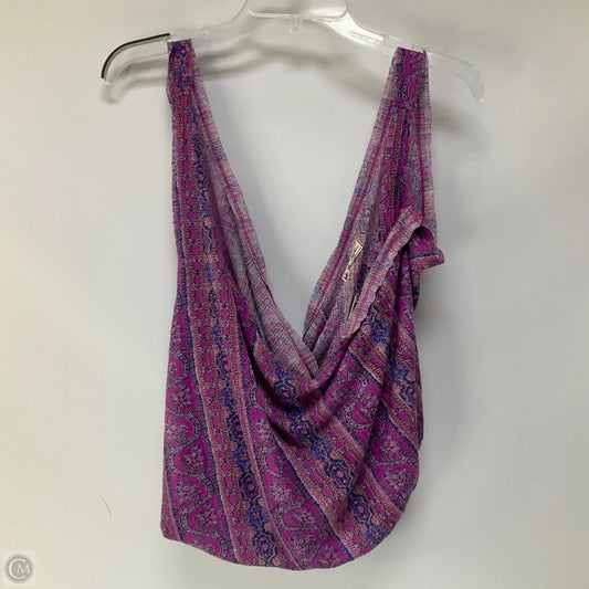 Top Sleeveless By Free People In Purple, Size: L