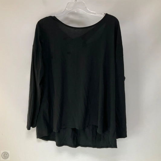 Athletic Top Long Sleeve Crewneck By Lululemon In Black, Size: L