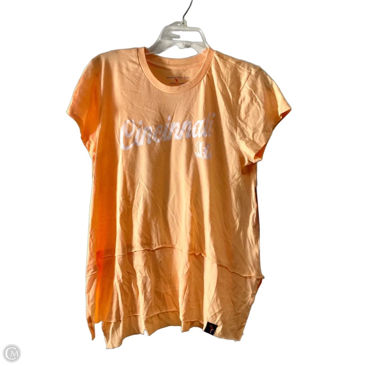 Top Short Sleeve By Clothes Mentor In Orange, Size: S