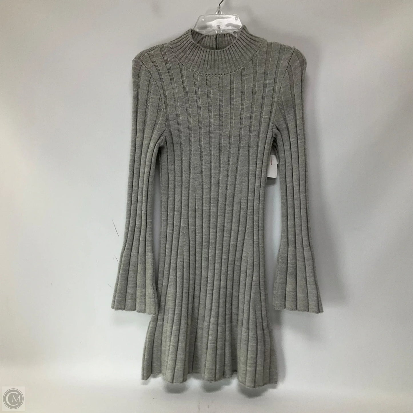 Dress Sweater By Anthropologie In Grey, Size: S