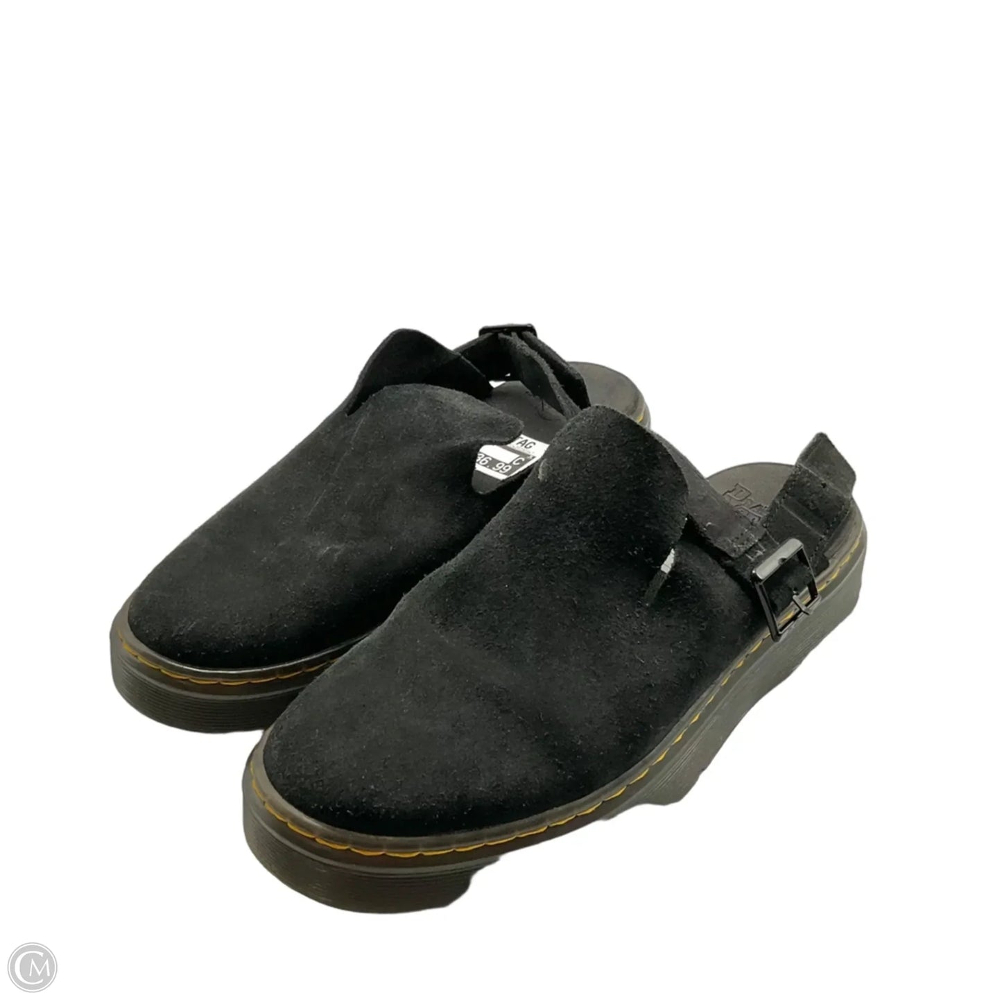 Shoes Flats By Dr Martens In Black, Size: 10