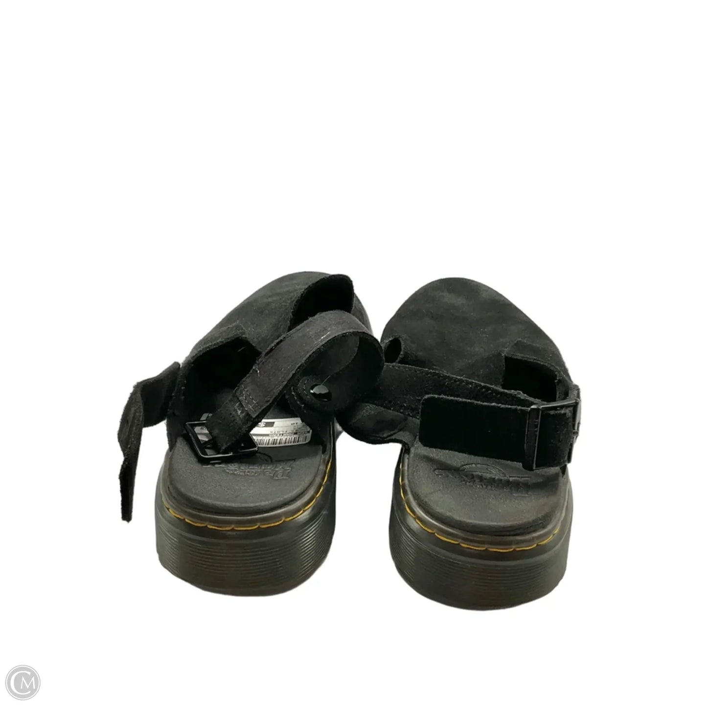 Shoes Flats By Dr Martens In Black, Size: 10