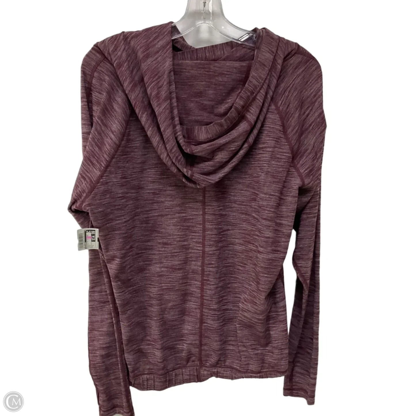 Athletic Top Long Sleeve Hoodie By Lululemon In Purple, Size: S