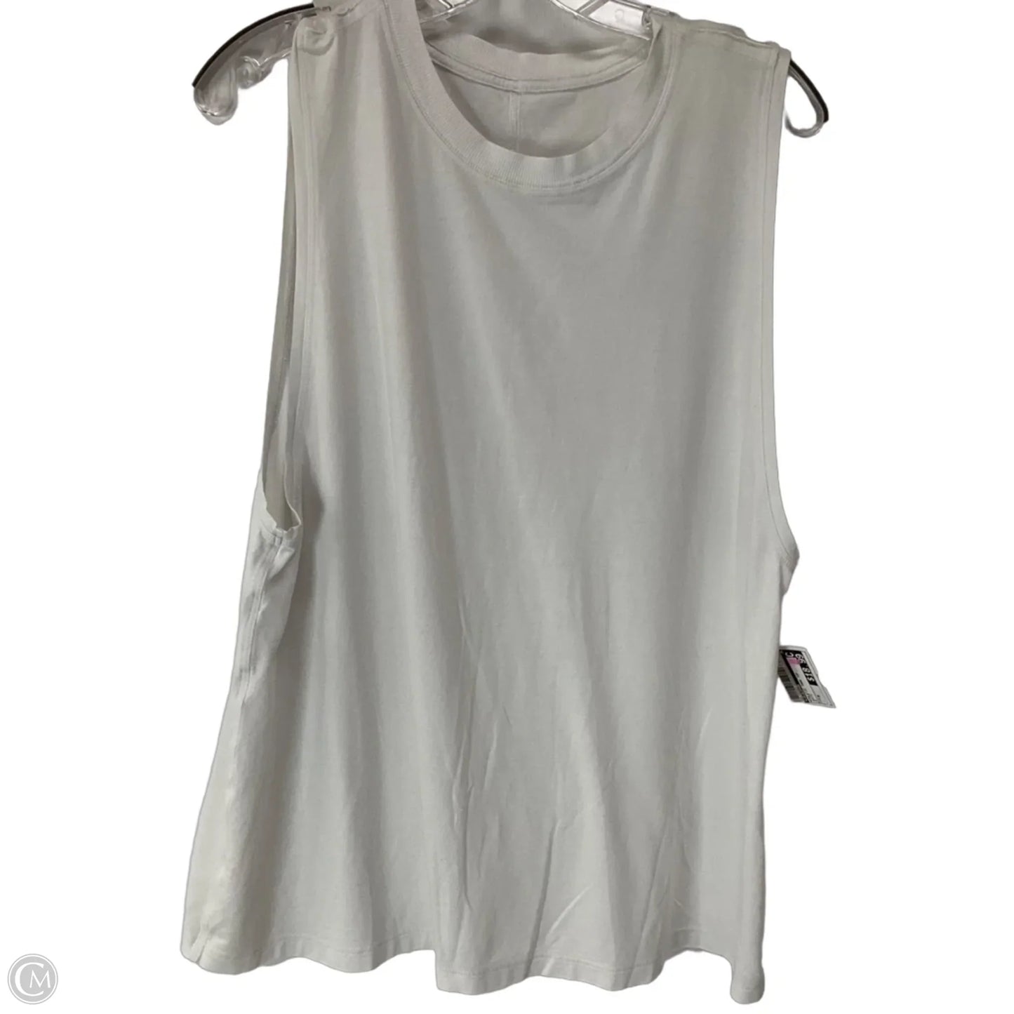 Athletic Tank Top By Lululemon In White, Size: M