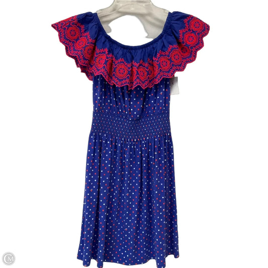 Dress Designer By Lilly Pulitzer In Blue & Pink, Size: Xxs