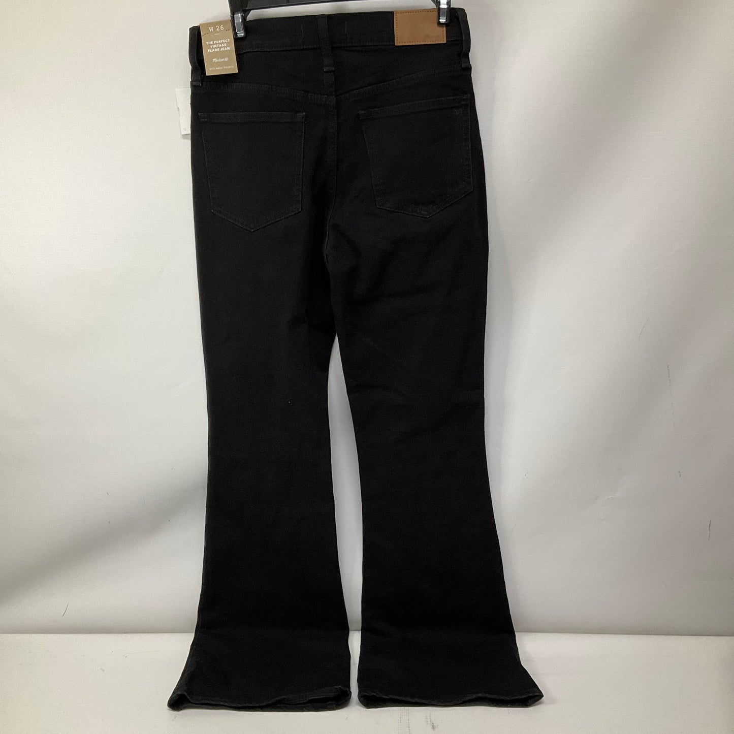 Jeans Flared By Madewell In Black Denim, Size: 2