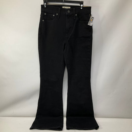 Jeans Flared By Madewell In Black Denim, Size: 2