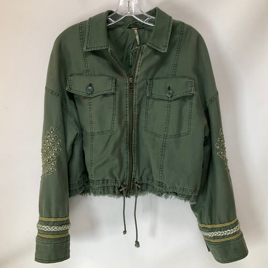 Jacket Utility By Free People In Green, Size: M