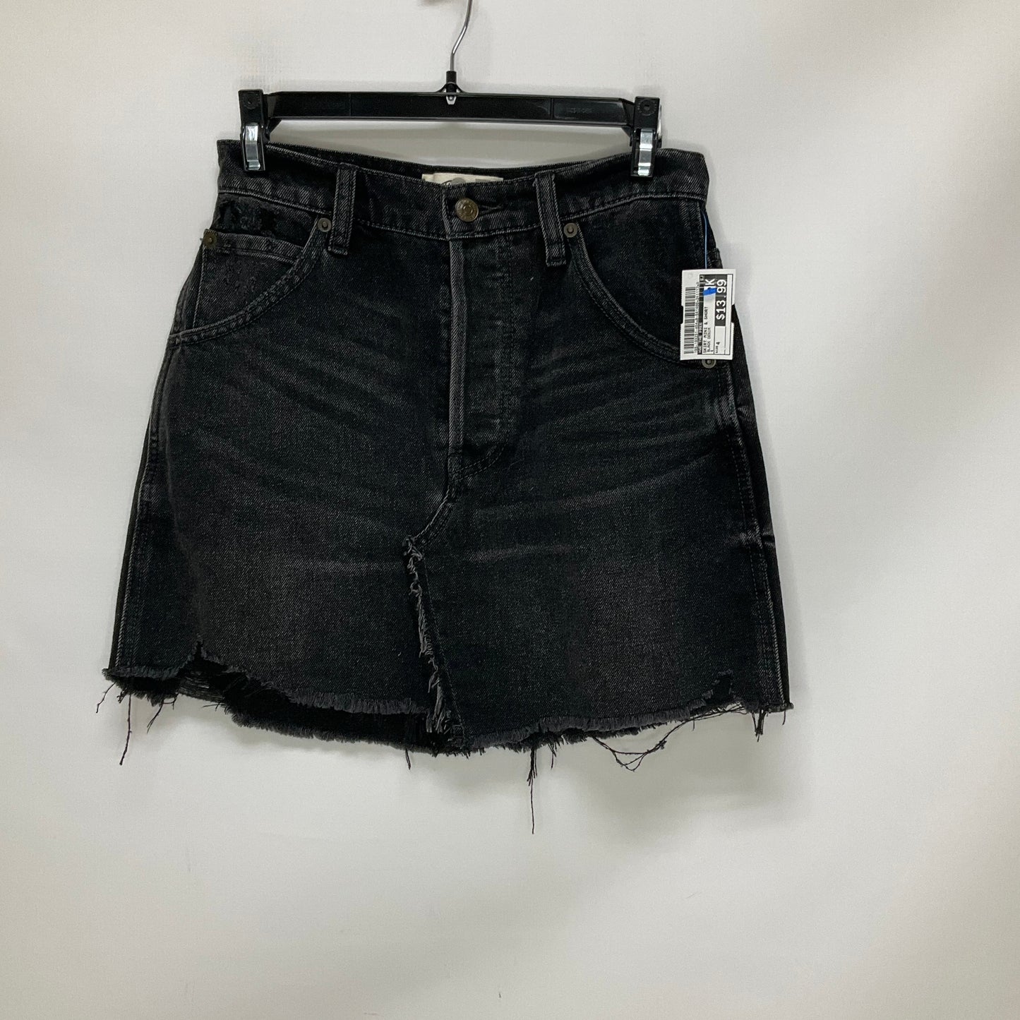 Skirt Mini & Short By We The Free In Black Denim, Size: 4